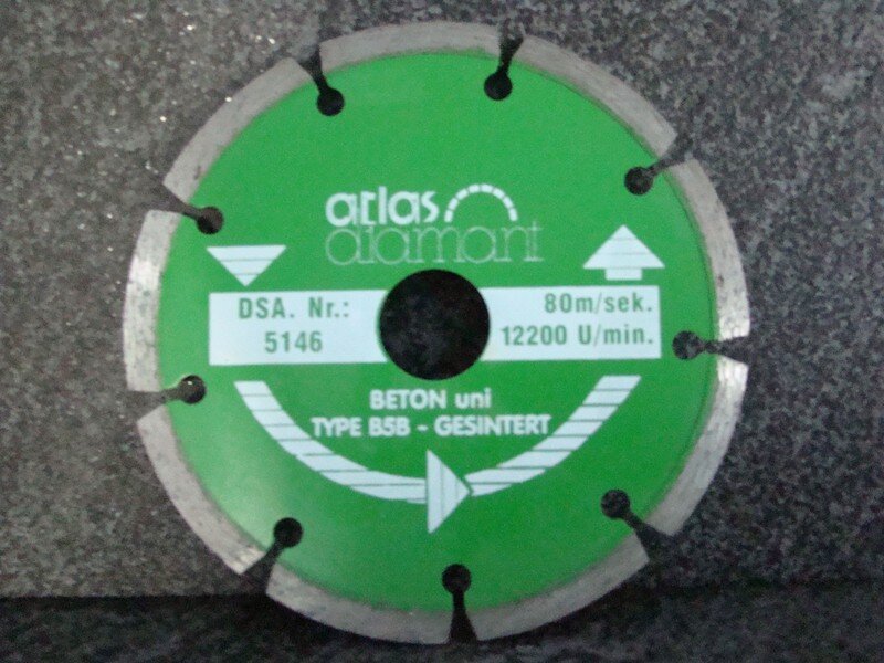 B5B-125 Diamantscheibe Beton universell, gesintert B5B-125 Diamantscheibe Beton universell, gesintert