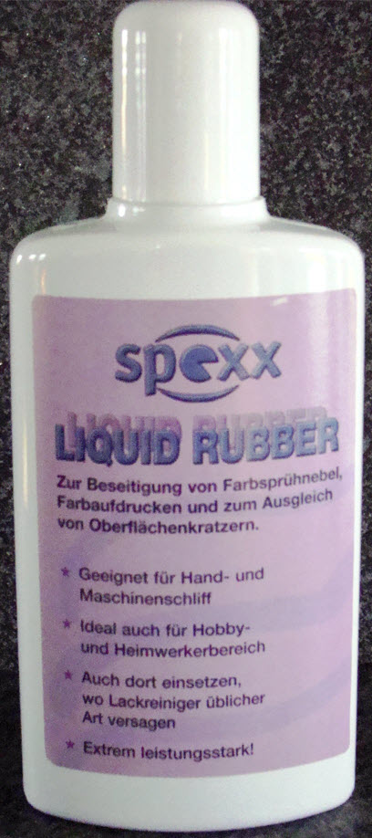 Liquid Rubber / Lackreiniger, das Produkt ist der Hammer Liquid Rubber / Lackreiniger, das Produkt ist der Hammer