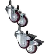 Rollen-Set für Arbeitstische verstellbar Rollen-Set für Arbeitstische verstellbar