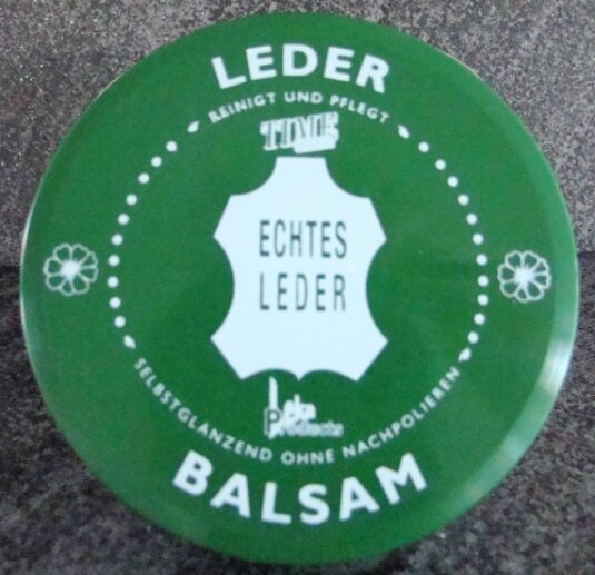 Lederbalsam, klein ohne Schwamm, für Autositze, Lederjacken, Schuhe, ect Lederbalsam, klein ohne Schwamm, für Autositze, Lederjacken, Schuhe, ect